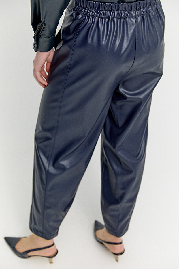 Suni Deri Pantolon - 4