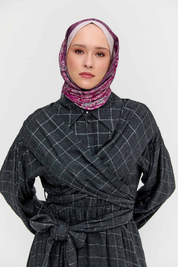 Lyocell Maksi Elbise - 3