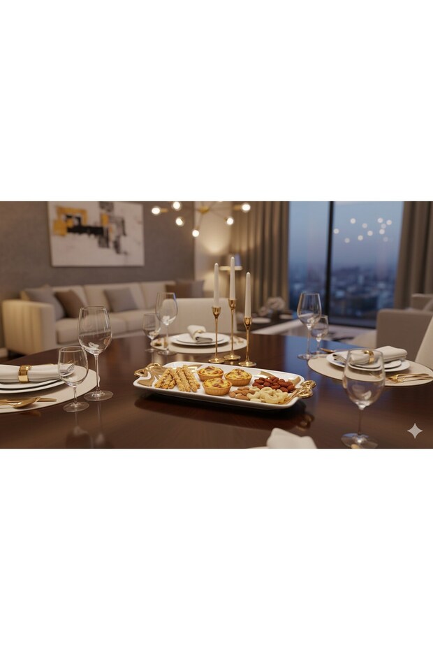 REGOLA DIKD.SERVİS TABAĞI 30X15 CM - 2