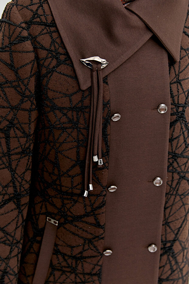 Mendil Yaka Örme İkili Takım - 4