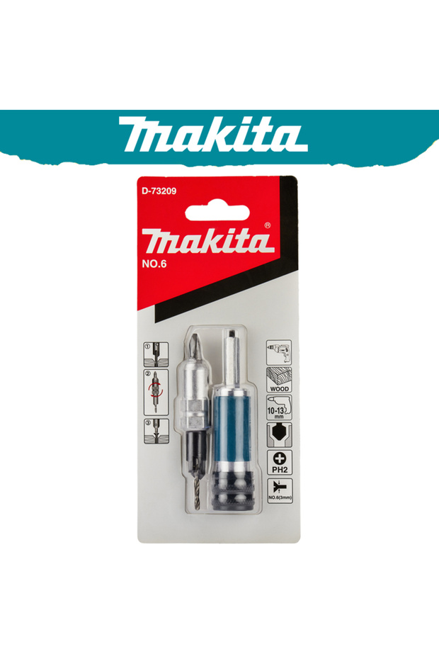 D-73221 Makita D-73209 D-73215 D-73221 #6 #8 #10 Gauge Drill Drive Bit 2 in 1 Multifunctional Batch