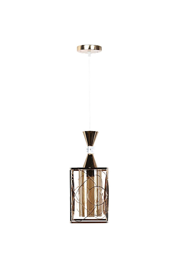Modern gold pendant light E27*1 - 1
