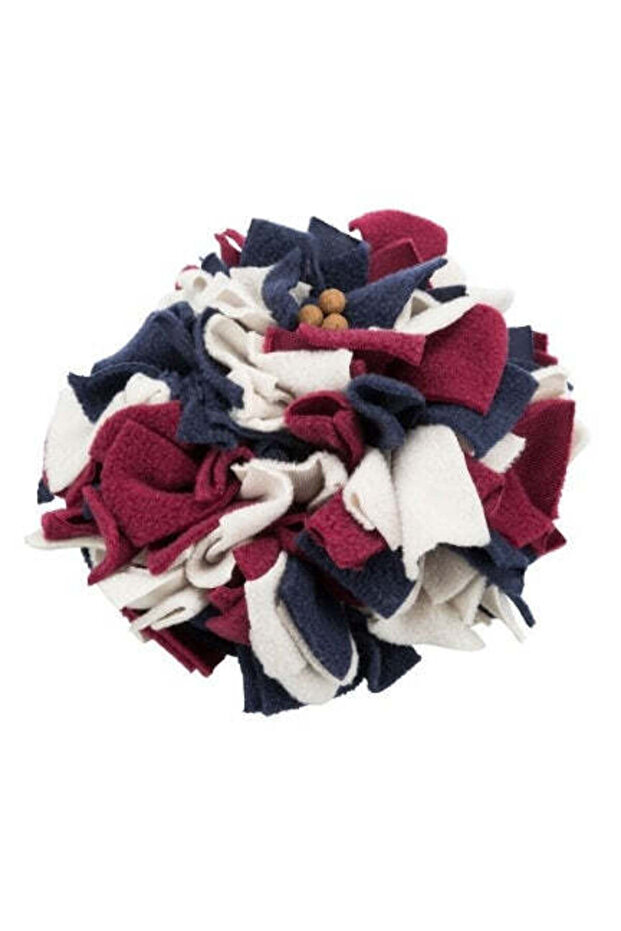 Dog Activity Fabric Sniffing Ball Dog Toy - MULTICOLOUR/15CM