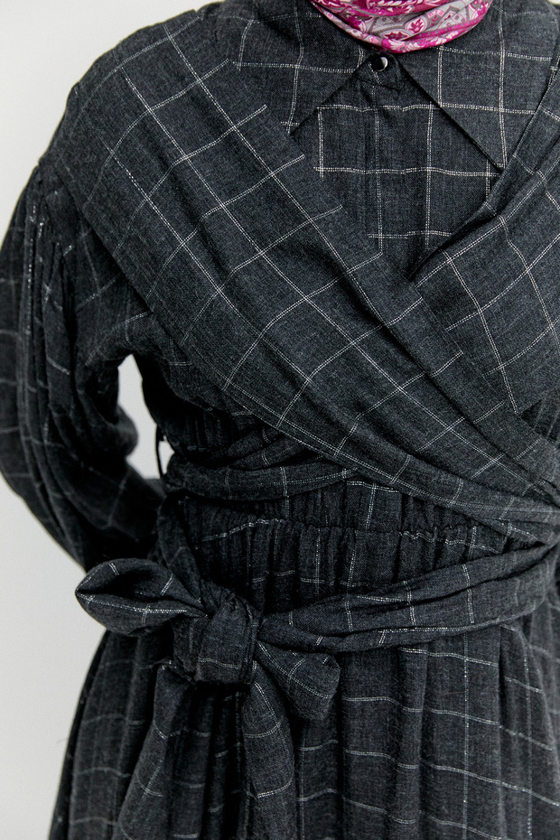 Lyocell Maksi Elbise - 4