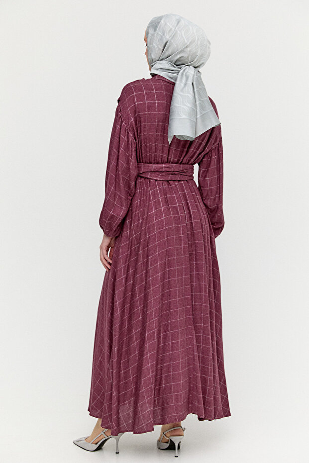 Lyocell Maksi Elbise - 7