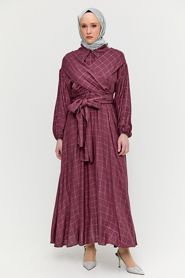 Lyocell Maksi Elbise - 3