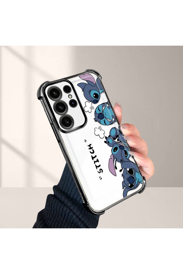 Samsung Galaxy S23 Ultra Compatible Cartoon Stitch Pattern Drop-Resistant Phone Case