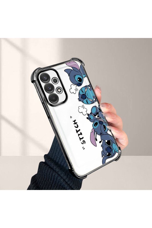 Samsung Galaxy A32 Compatible Cartoon Stitch Pattern Drop-Resistant Phone Case