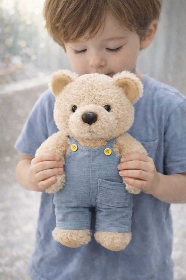 رفيق اللعب الدب اللطيف المصنوع من القطيفة - 3