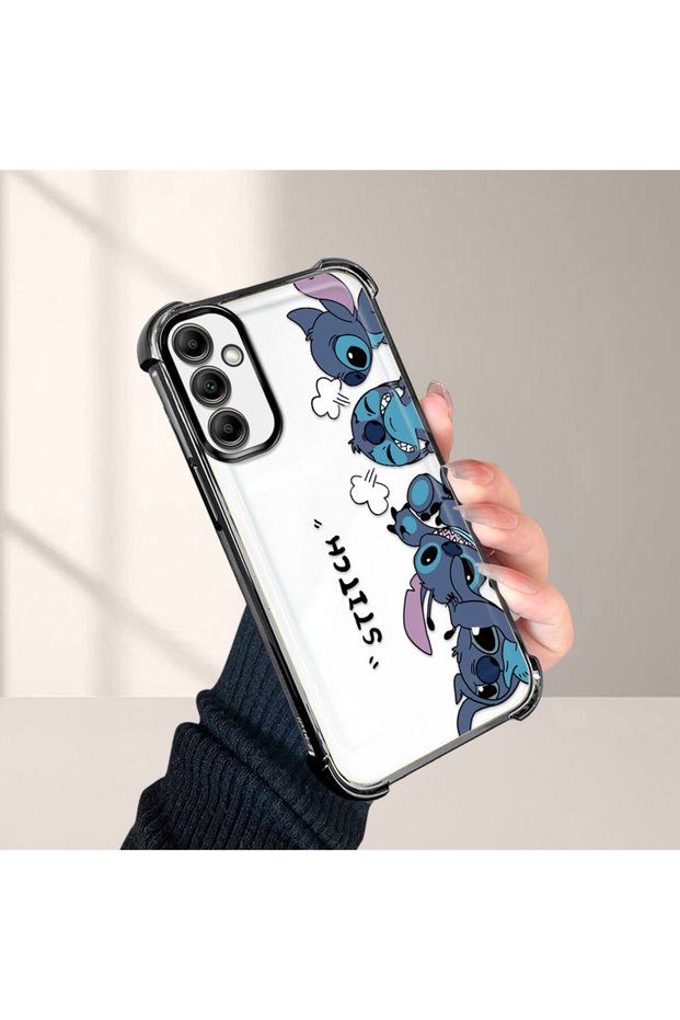 Samsung Galaxy A14 Compatible Cartoon Stitch Pattern Drop-Resistant Phone Case