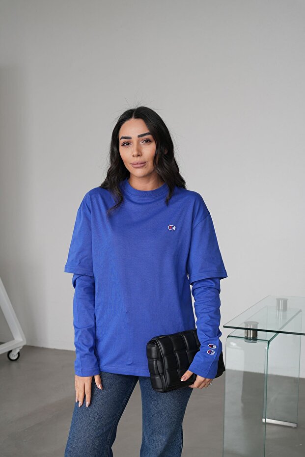 Parça Kollu Basic Sweat - 1