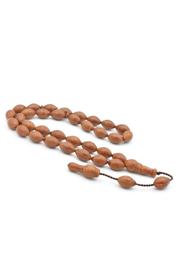 Masterfully Crafted and Systematically Designed Beyzi Cut Daily Size Andiz Wood Prayer Beads