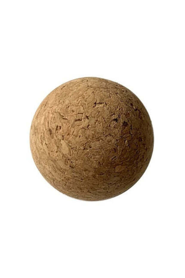 Home Cora Cork Cat Ball - BROWN/4CM