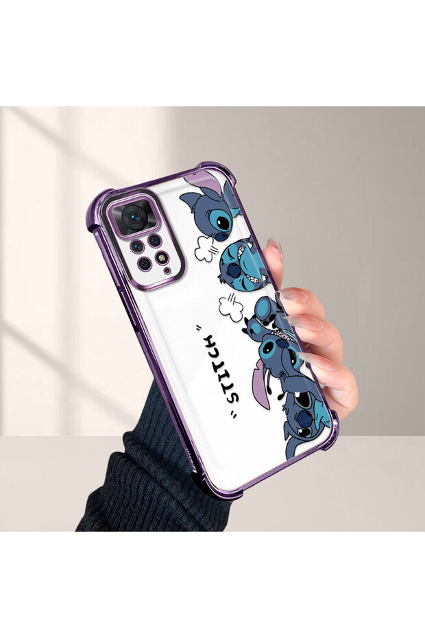 Redmi Note 11 Pro Compatible Cartoon Stitch Pattern Drop-Resistant Phone Case