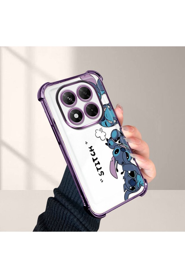 Redmi Note 14 Pro 4g Compatible Cartoon Stitch Pattern Drop-Resistant Phone Case