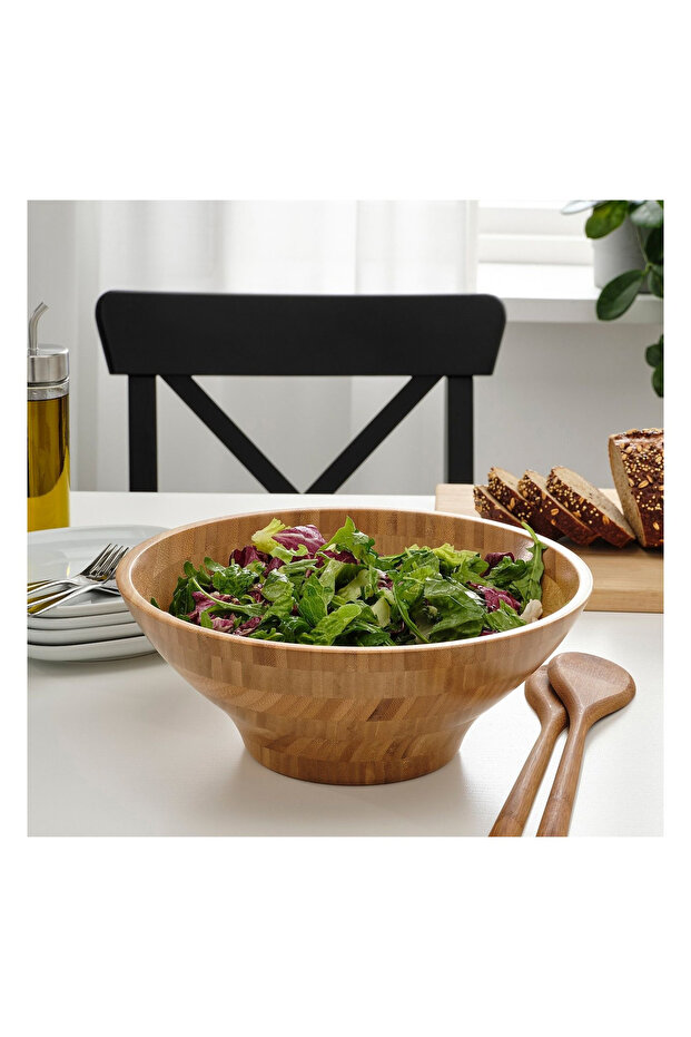 Grönsaker Bambu Servis Kasesi Bambu 28 Cm - 2