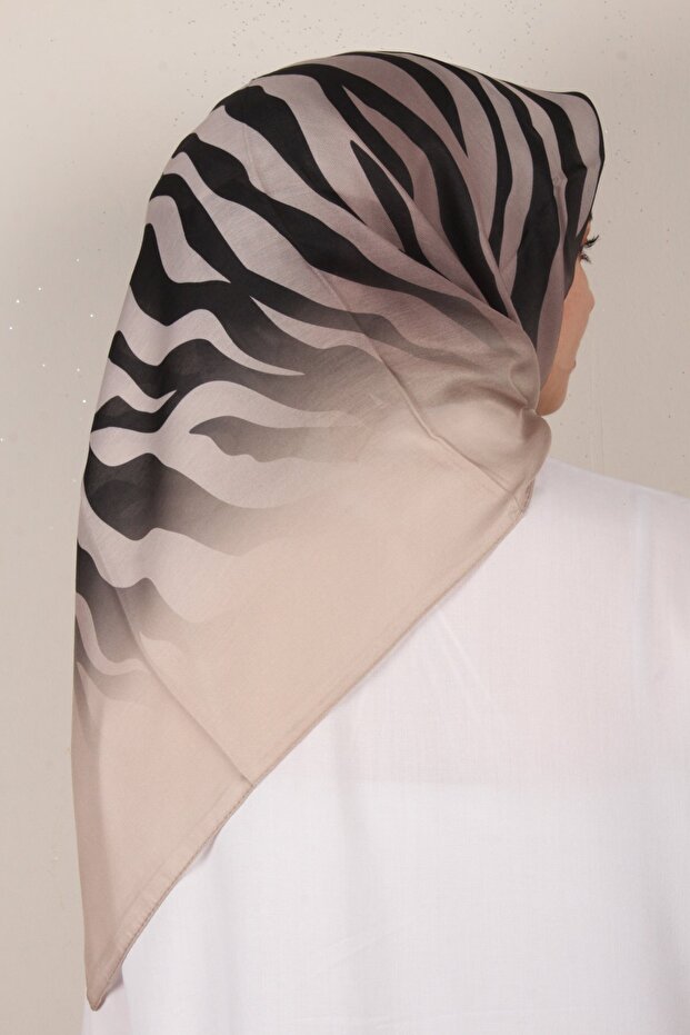 Nirvana Soft Eşarp 3342-3 Açık Bej - 3