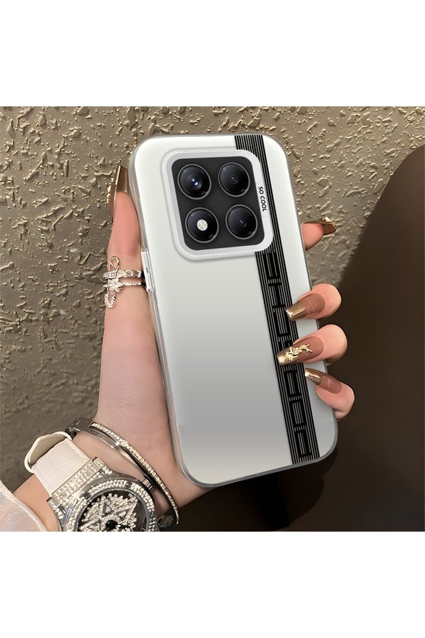 Car Badge Pattern Anti Fall Slim Hard Case Compatible with Redmi Note 14 Pro 4g