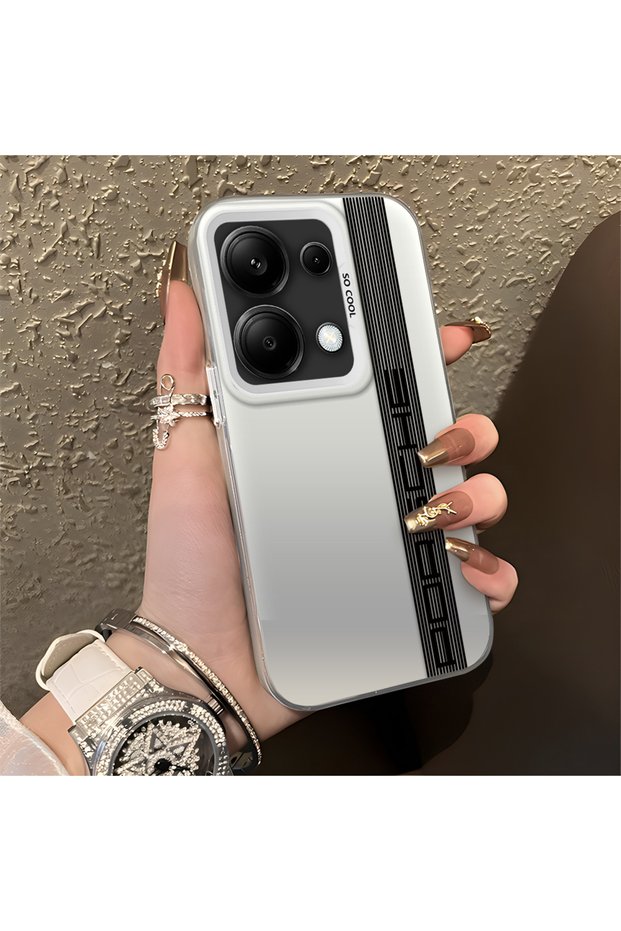 Car Badge Pattern Anti Fall Slim Hard Case Compatible with Redmi Note 13 Pro 4g