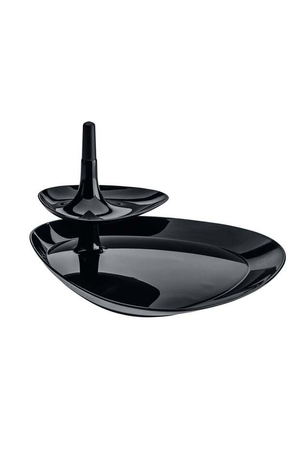 Appetizer Serving Stand - Black Melamine