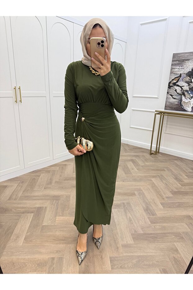 LEYA SANDY ELBİSE - 2