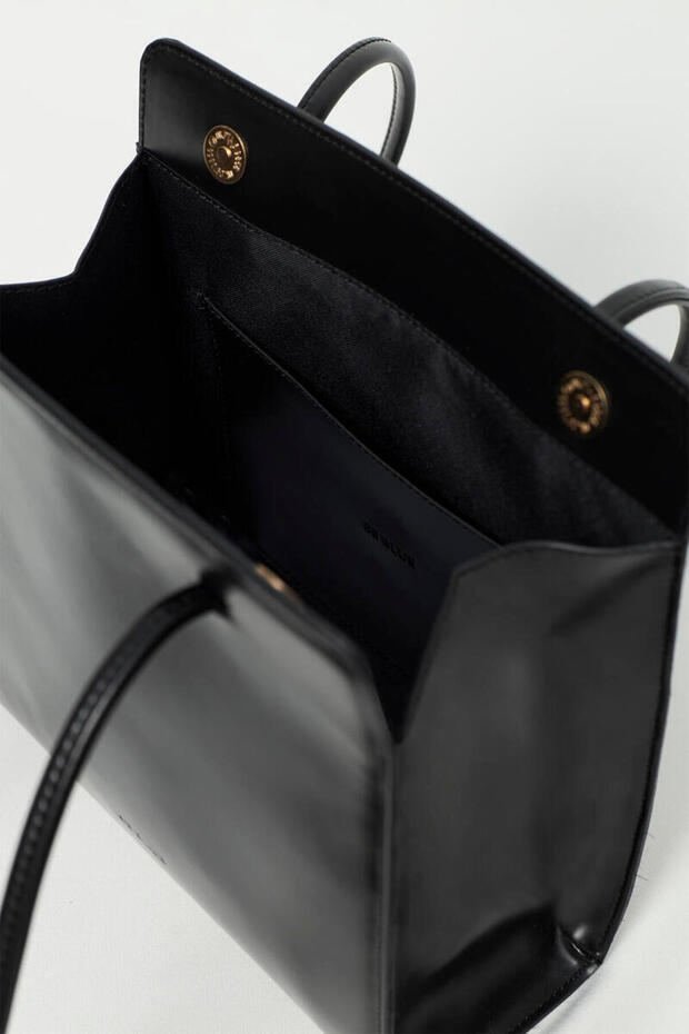 SİYAH KARE ÇANTA - 6