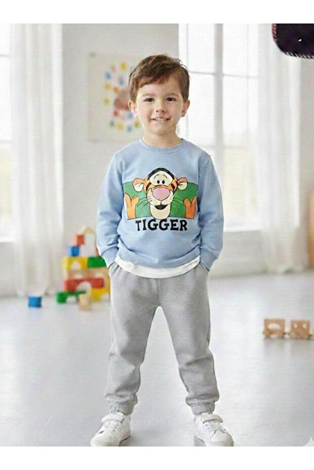 Tiger Printed Baby Pajama Set
