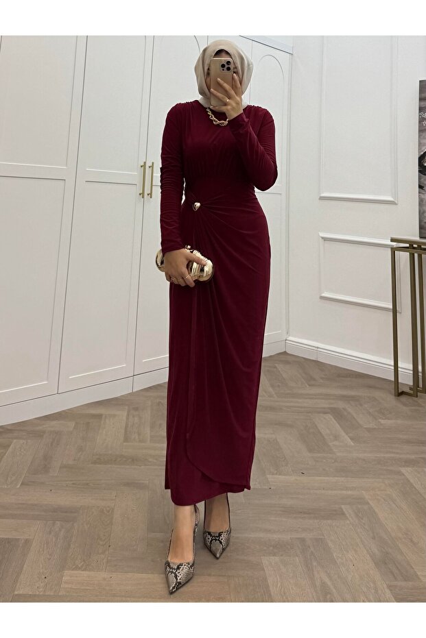 LEYA SANDY ELBİSE - 1