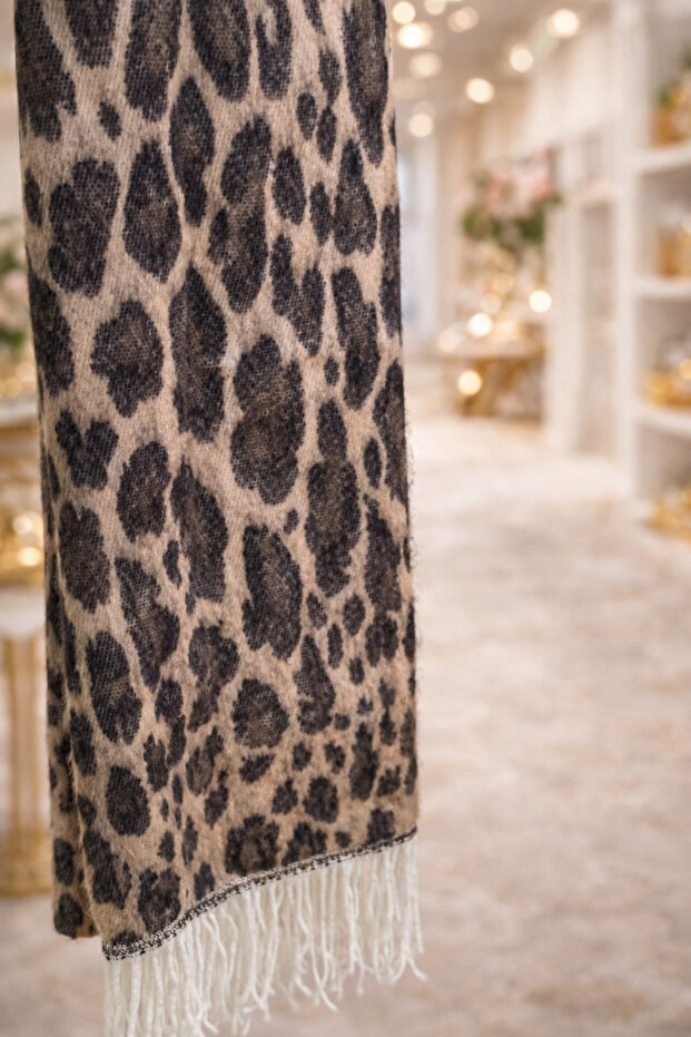 LEOPAR DESENLİ ŞAL - 2