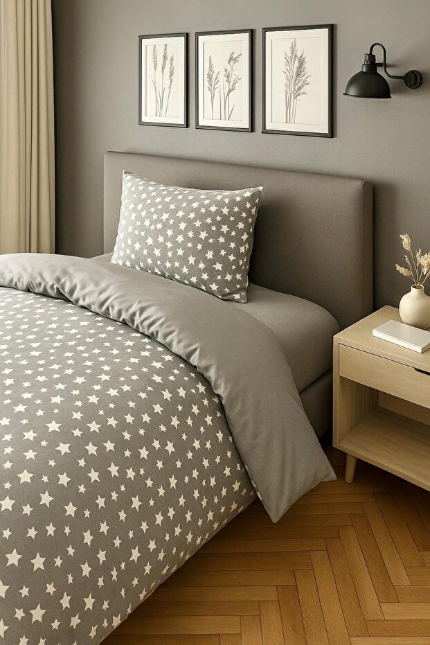 Single Bedding Set with Fitted Sheet