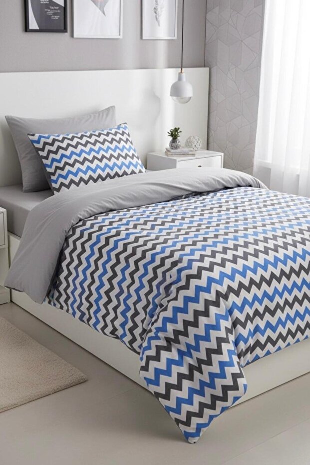 Single Bedding Set with Fitted Sheet