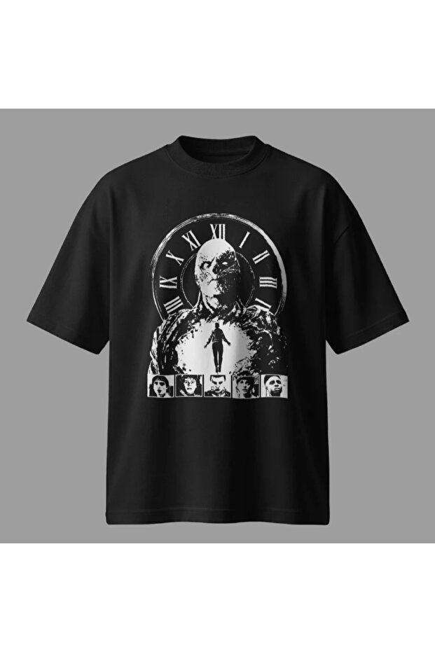 Vecna Stranger Things Clock Oversize Tişört - 2
