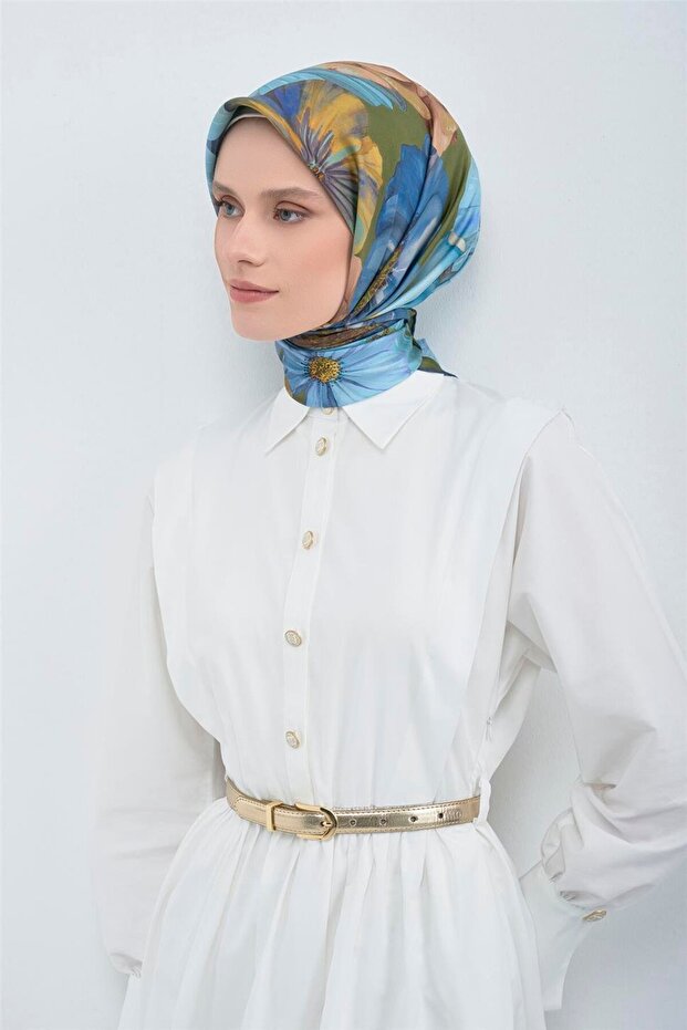 وشاح سورا من الحرير الخالص 9503D 56