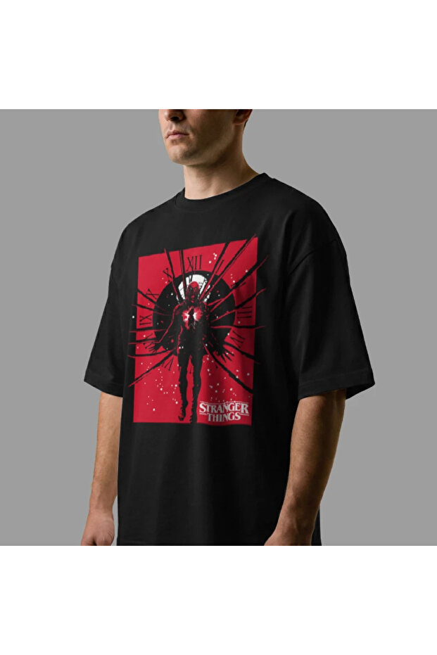 Vecna Stranger Things Oversize Tişört - 8