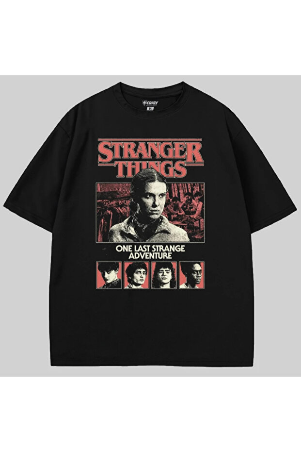 تي شيرت One Last Strange Adventure Stranger Things قصة فضفاضة