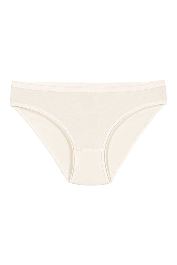 Seamless Lycra Bikini Women's Panties 6-Piece Ecru