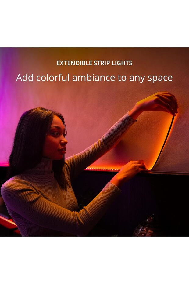 Line – App-Controlled Adhesive + Magnetic LED Light Strip with RGB (16 Million Colors) LED