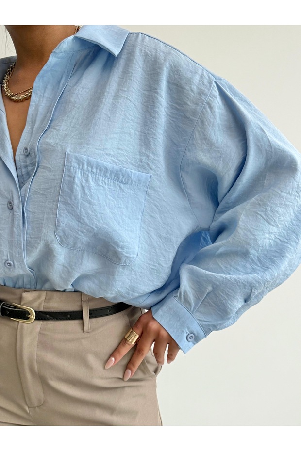 Bol oversize gömlek - 3