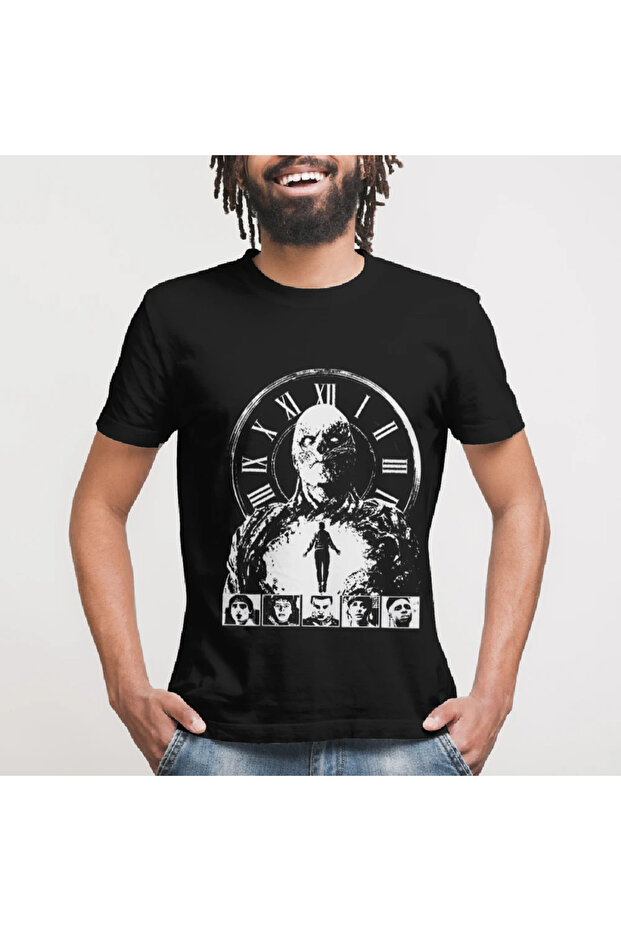 Vecna Stranger Things Clock Erkek Tişört - 5