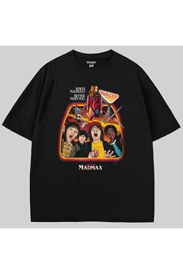 Butcher Billy Madmax Stranger Things Oversize Tişört - 1