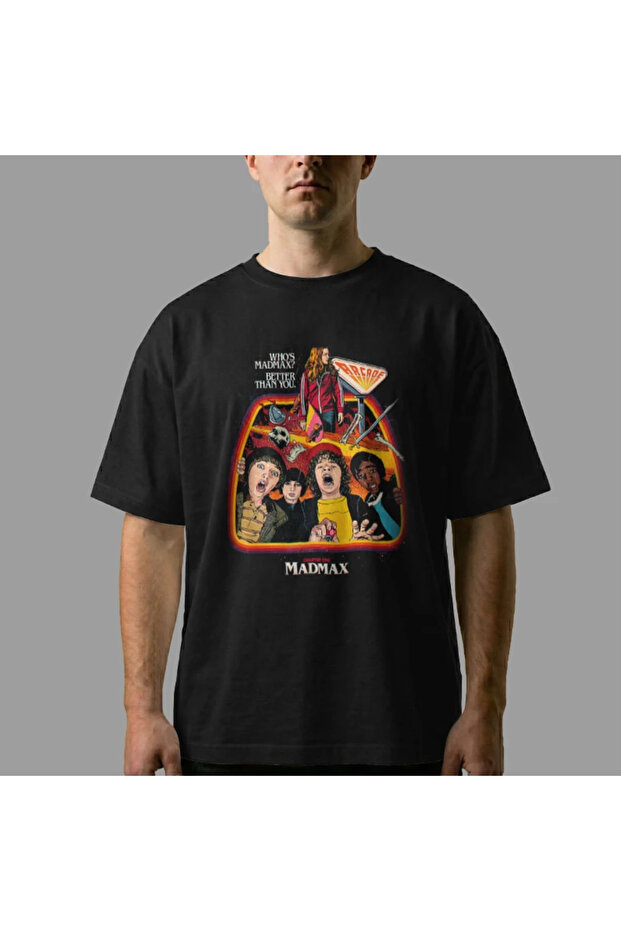 Butcher Billy Madmax Stranger Things Oversize Tişört - 6