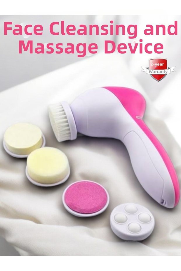 Facial Massager with 5 Heads and Anti-Blackhead