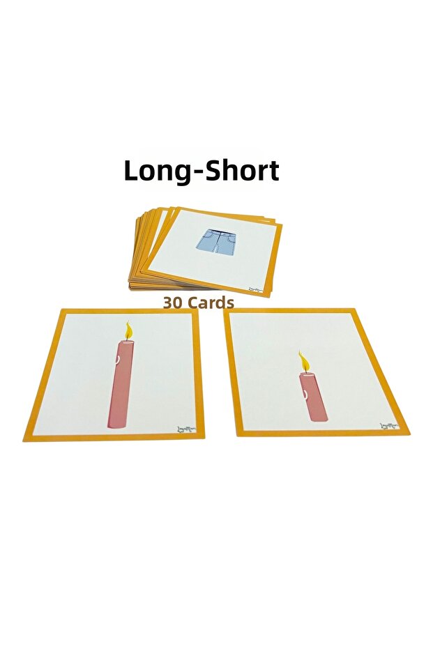 بطاقات مفاهيم طويلة وقصيرة - 1