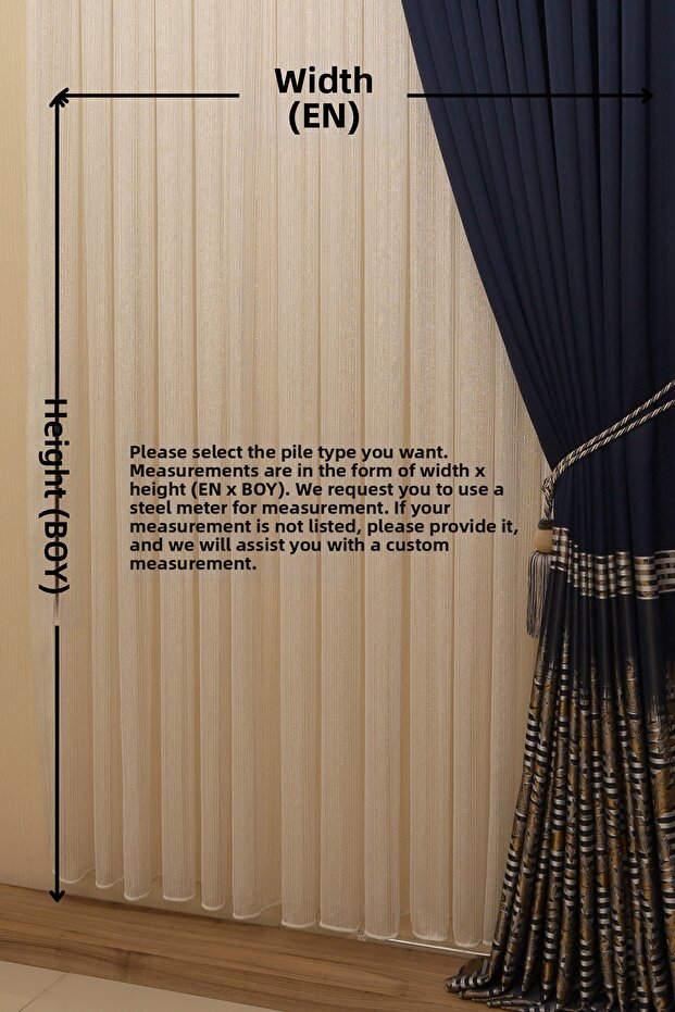 1-2 Sparse Pile Gold Striped Model Tulle Curtain, Gold Gold Ironing-Free Tulle Curtain
