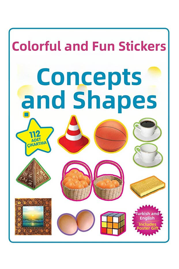 Colorful and Fun Stickers Concepts and Shapes