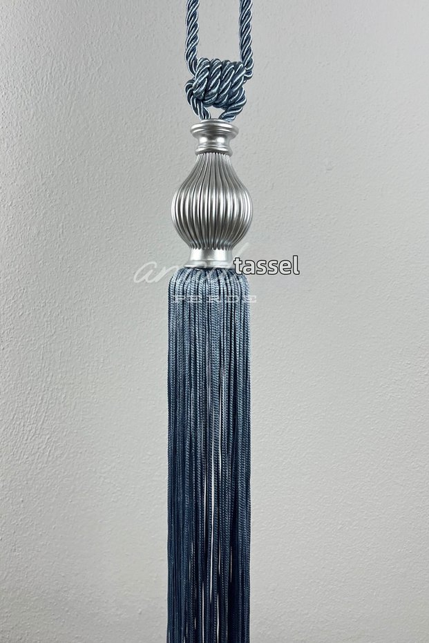 Fon Curtain Binding Silver Kuka Indigo Ceiling Luxury Cornice Braçol Single Piece Curtain Holder