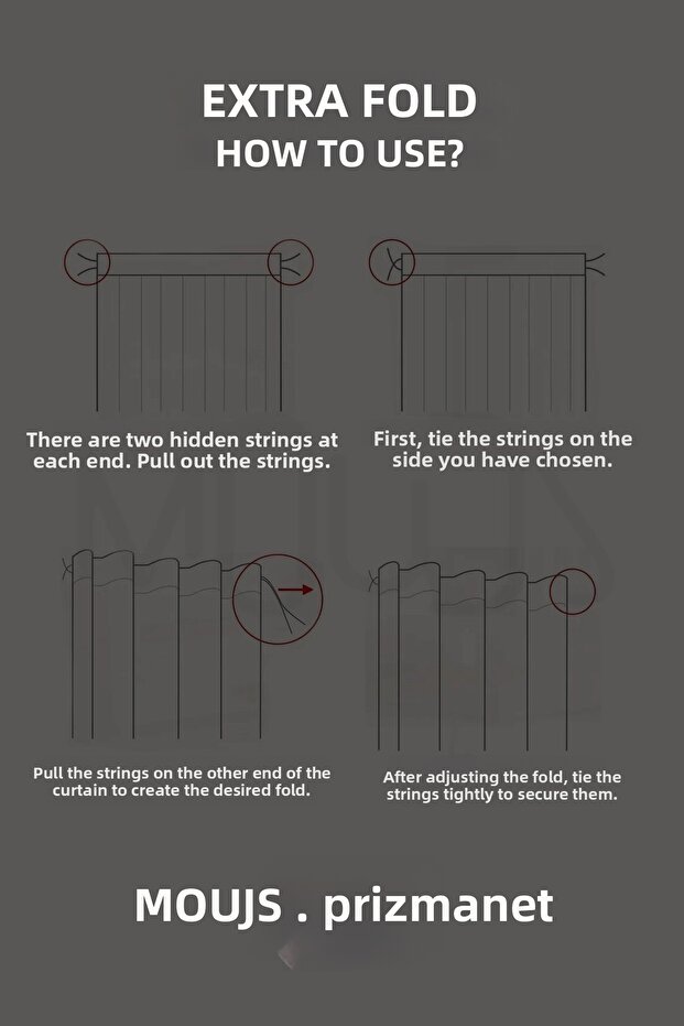 رباط إضافي من الجلد المدبوغ بنمط قطة مخططة - مطبوع رقميًا، ذو جناح واحد - 4