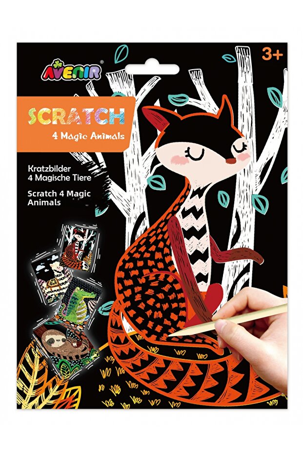 Scraper Set - 4 Magical Animals - 1