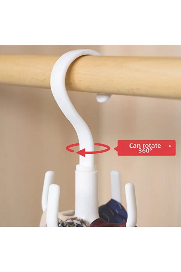 4 قطع، خطاف تعليق دائري متعدد الأغراض، قابل للدوران 360 درجة، 4 أذرع، - 4