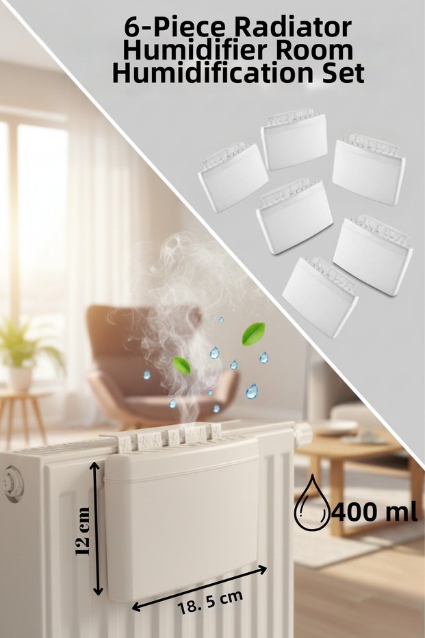 6 Pieces Air Fresh Panel Heater Water Tank Humidity Protector Rz-102